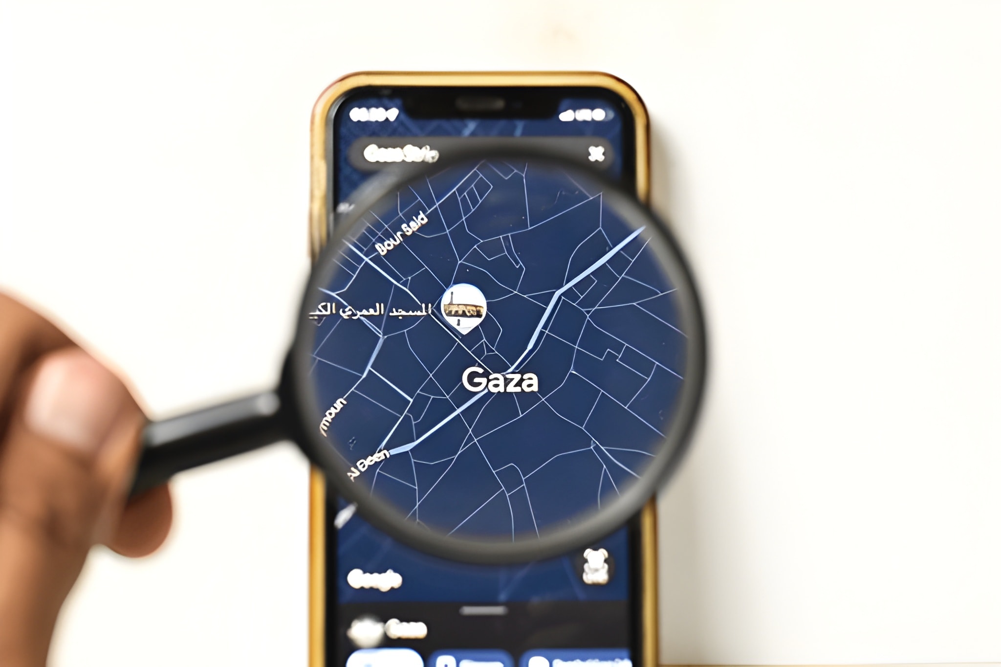 Land Area in Google Maps