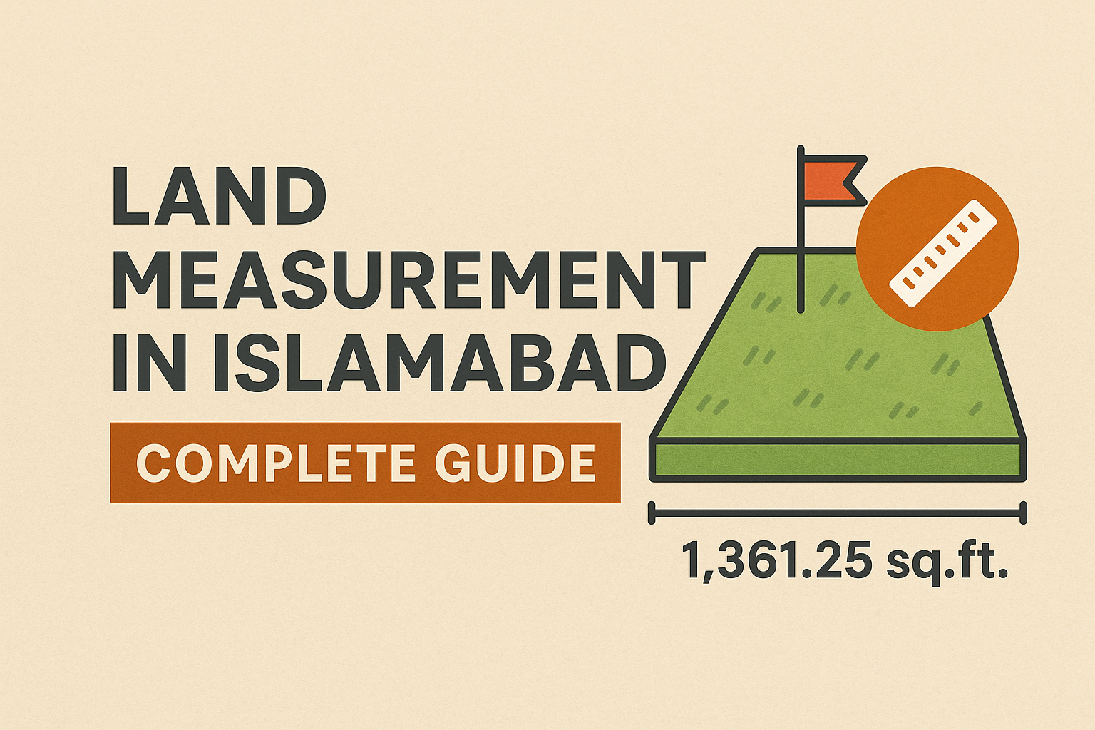 Land measurment in islamabad
